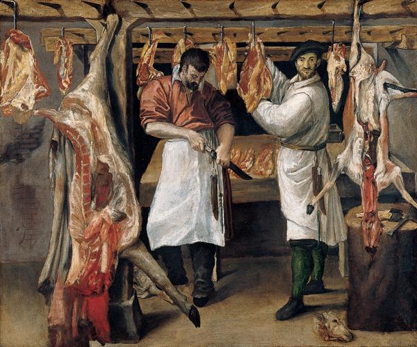 Annibale Carracci The Butchers Shop China oil painting art